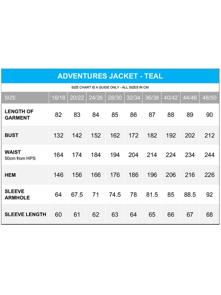 Adventures Jacket - Teal
