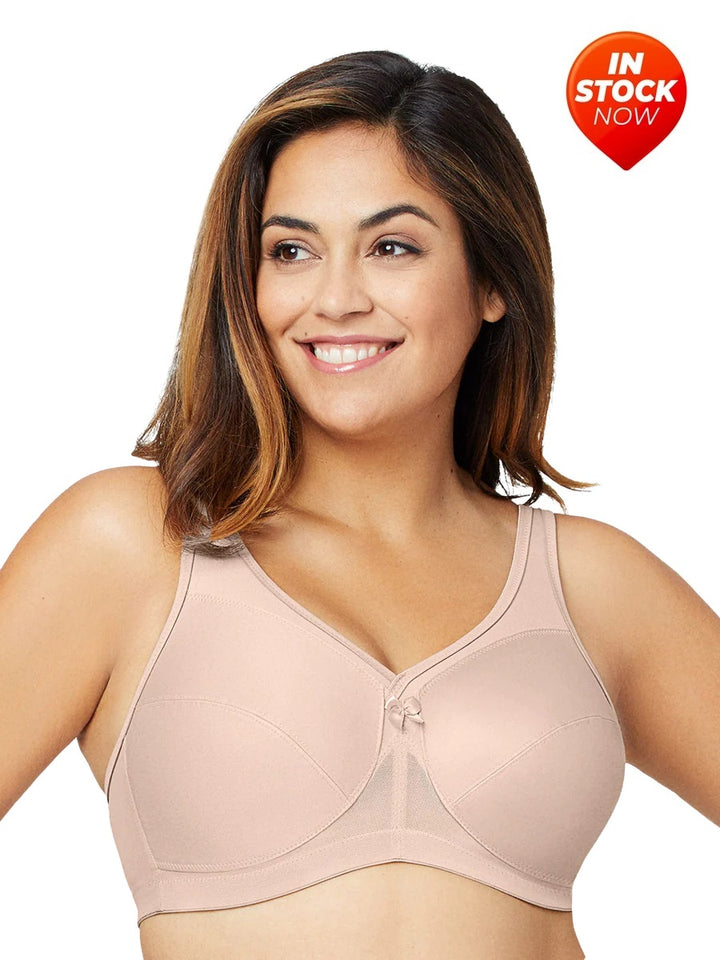 In Stock 1005 - Made To Move Wire-Free Support Bra - Beige