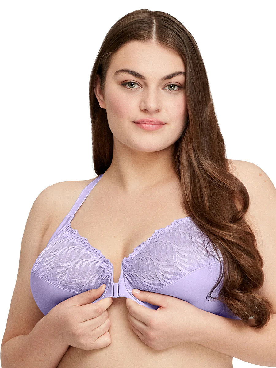 In Stock 1246 - Front-Close T-Back Wonderwire Bra - Lilac
