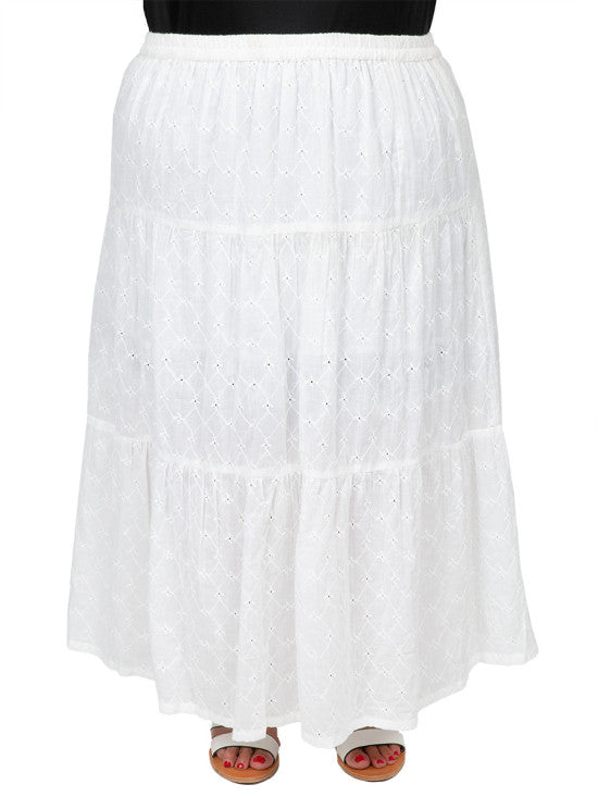Cabana Skirt - White*