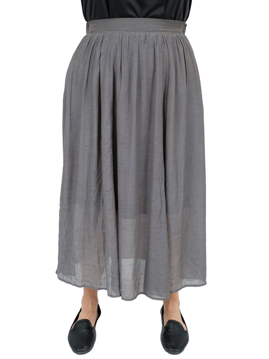 Linen Oak Skirt - Grey