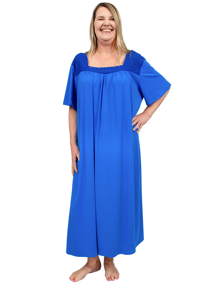 Ashland Tricot Nightie Blue Dale and Waters