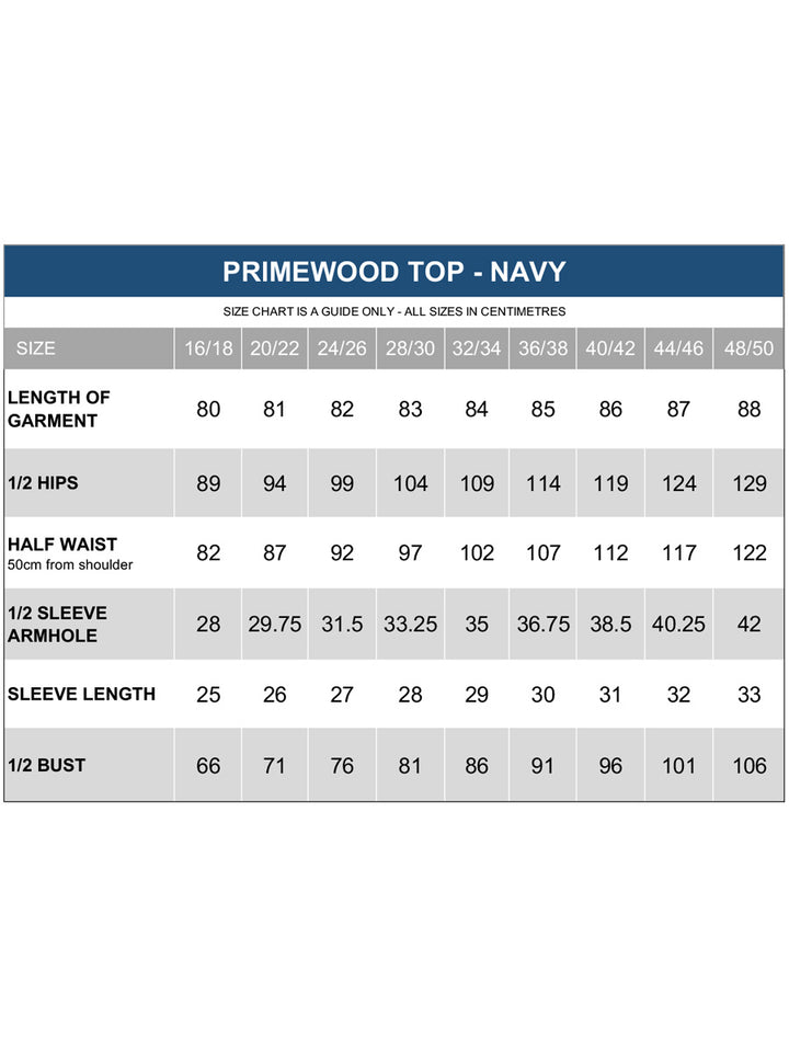 Primewood Top - Navy
