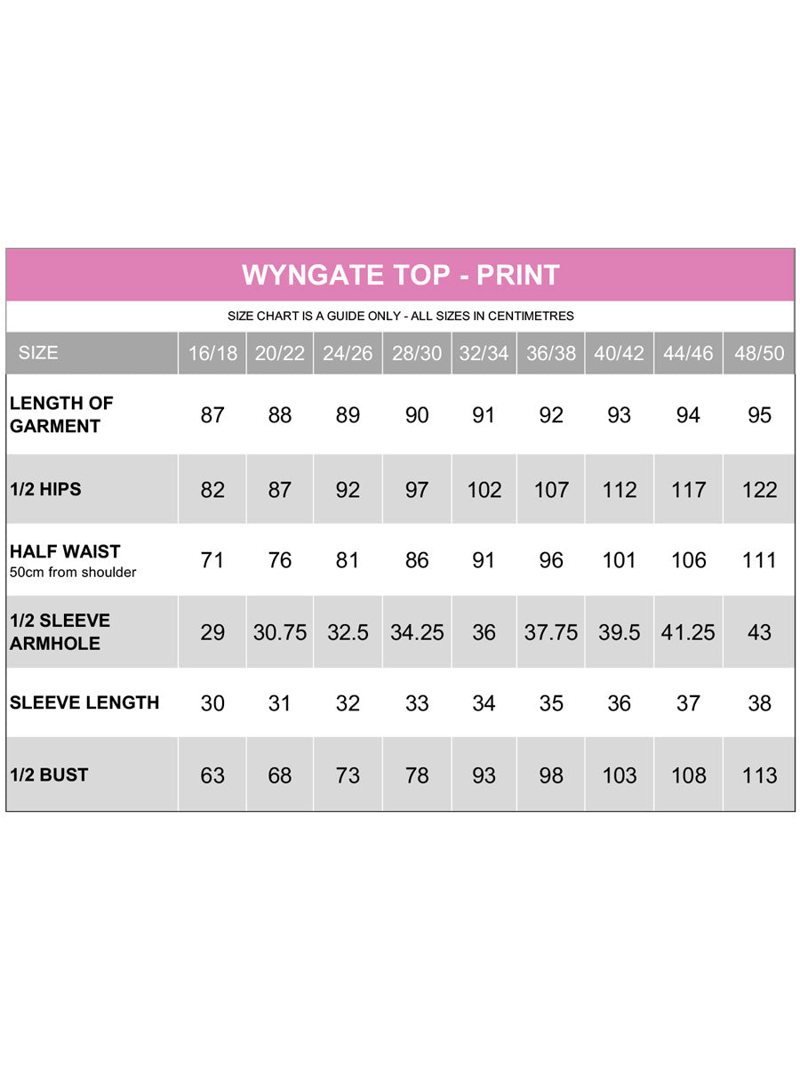 Wyngate Top - Print