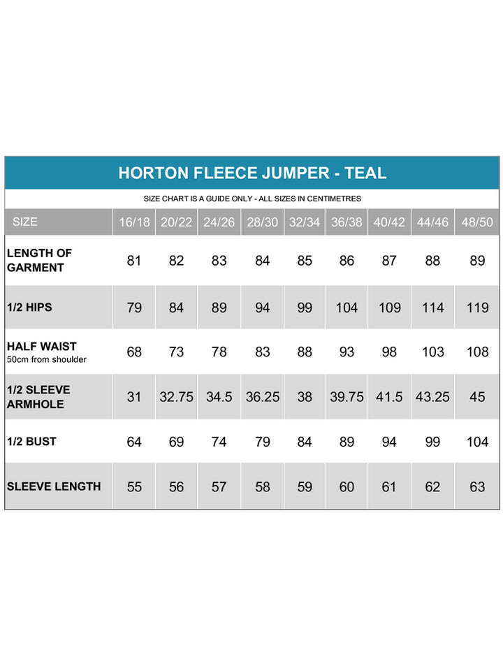 Horton Fleece Jumper - Teal