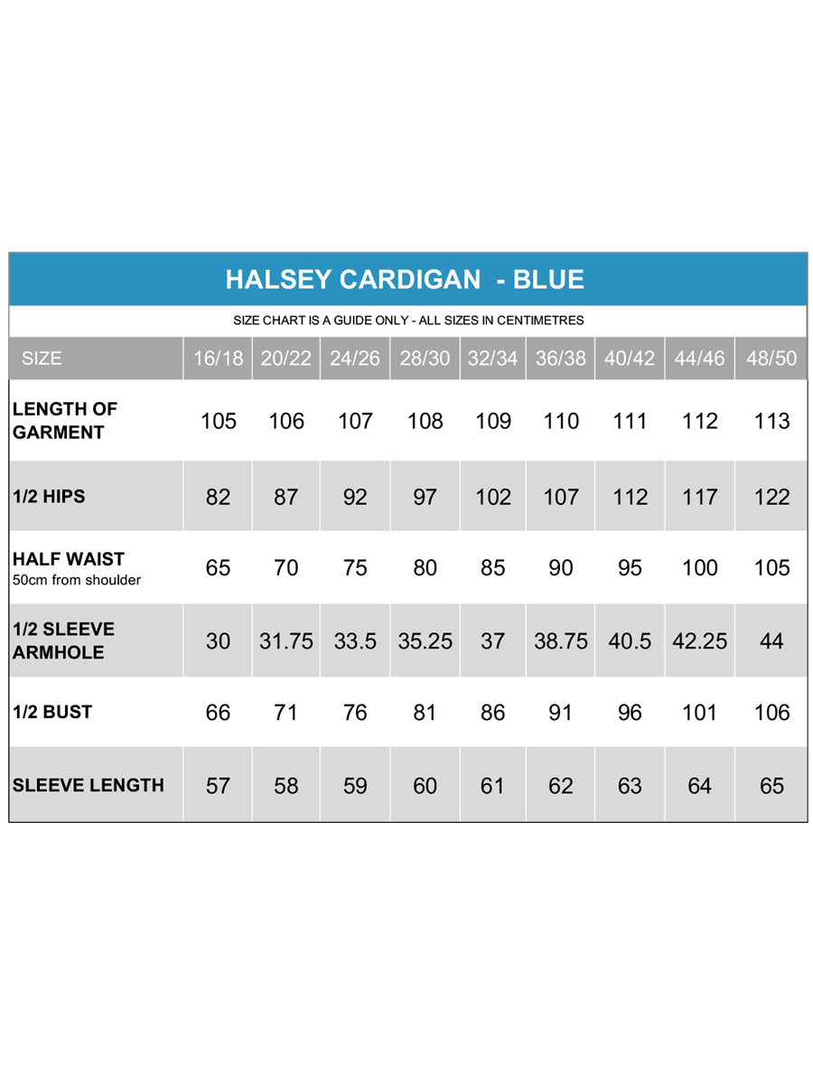 Halsey Duster (Cardigan) - Blue