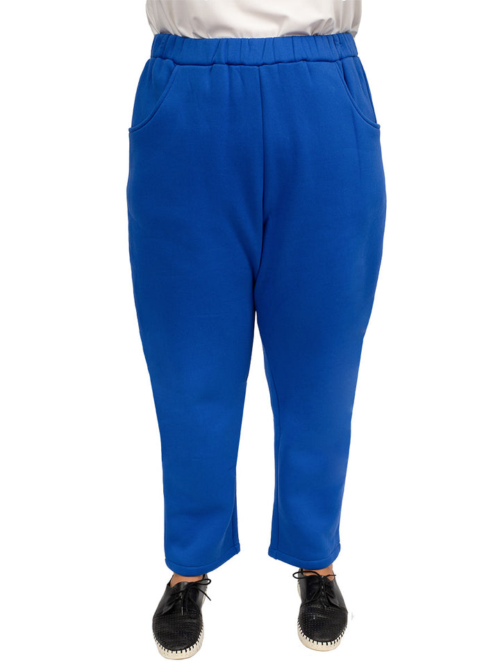 Fleece Track Pants - Blue