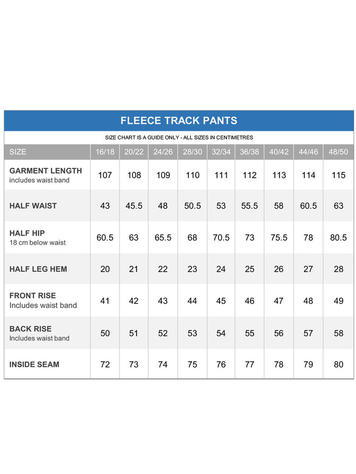 Fleece Track Pants - Black