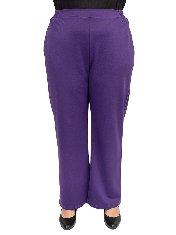 Sybil Ponte Pants - Purple