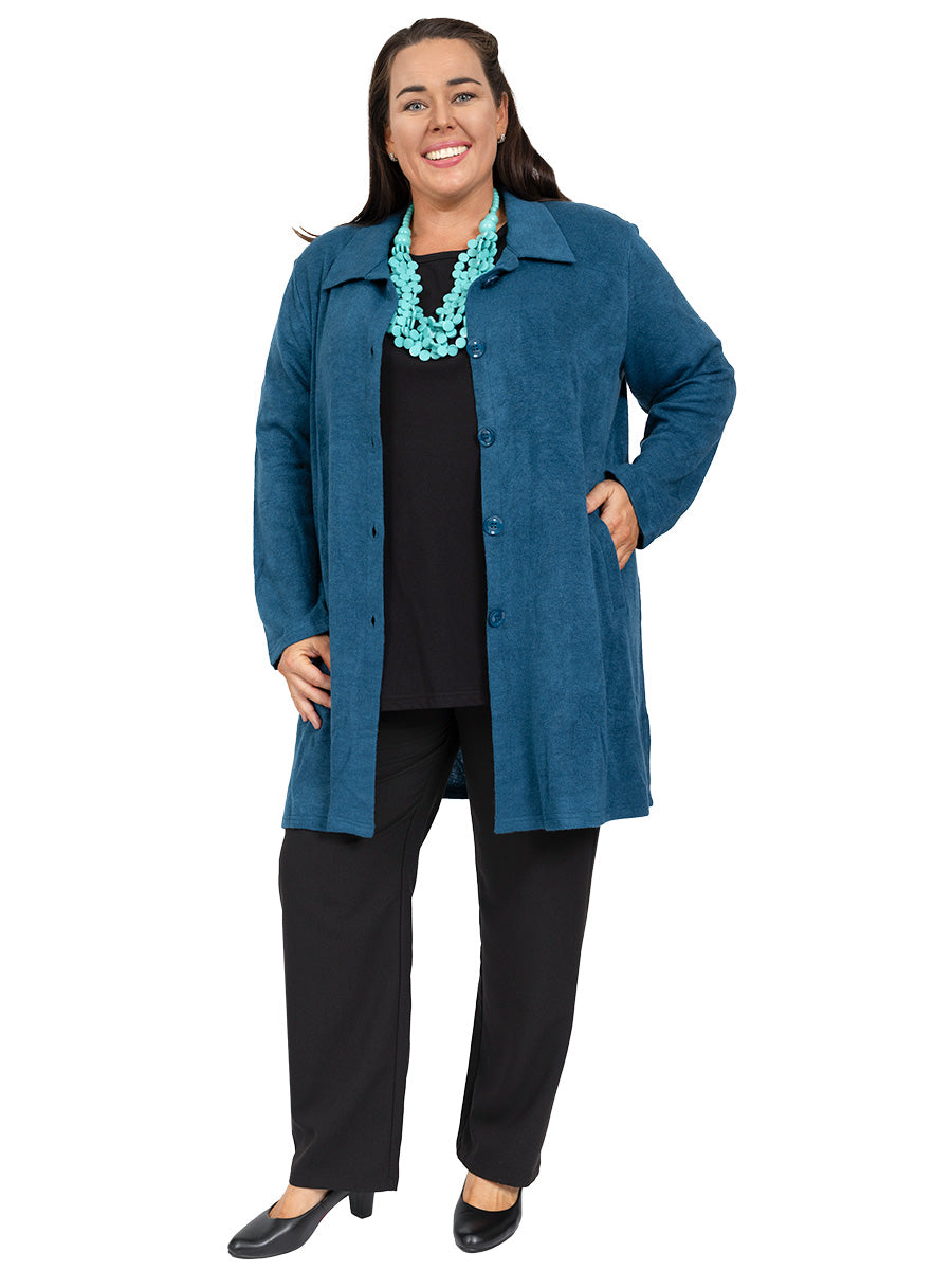 Lets Swing Jacket Teal Green