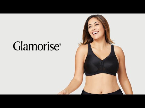 Glamorise Bra 1005 - Made To Move Wirefree Support - White