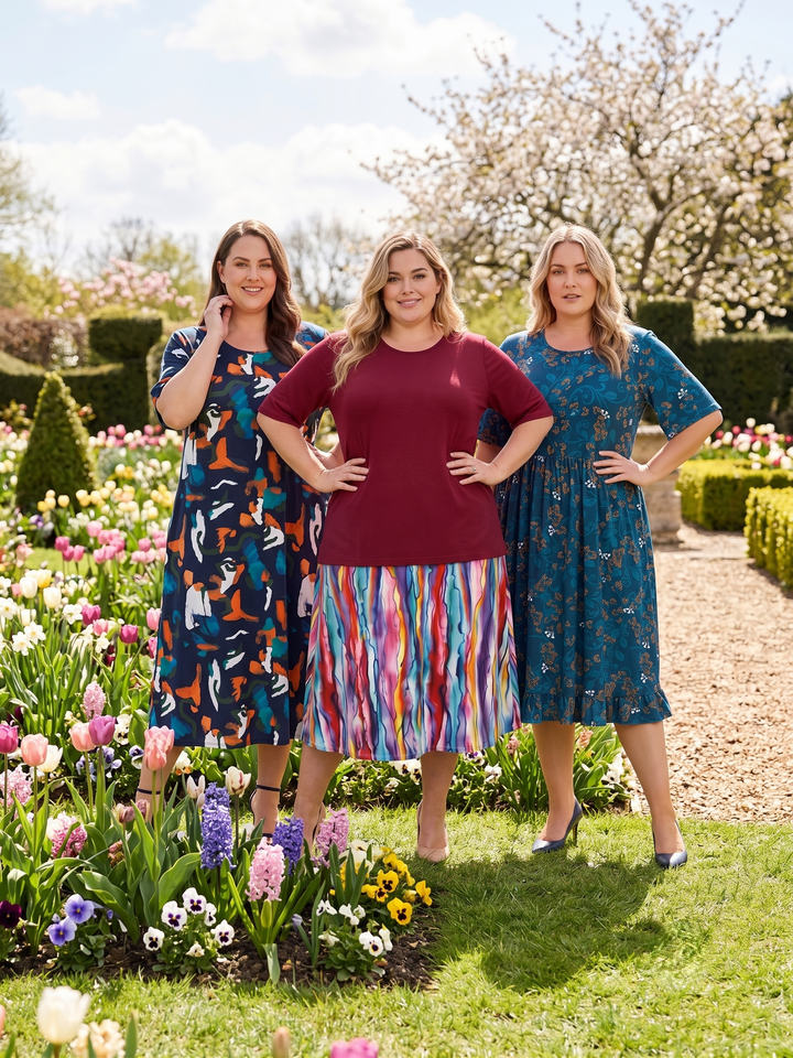 Plus Size Dresses - Skirts | Dale and Waters plus size women's clothing | Sizes 16 to 50