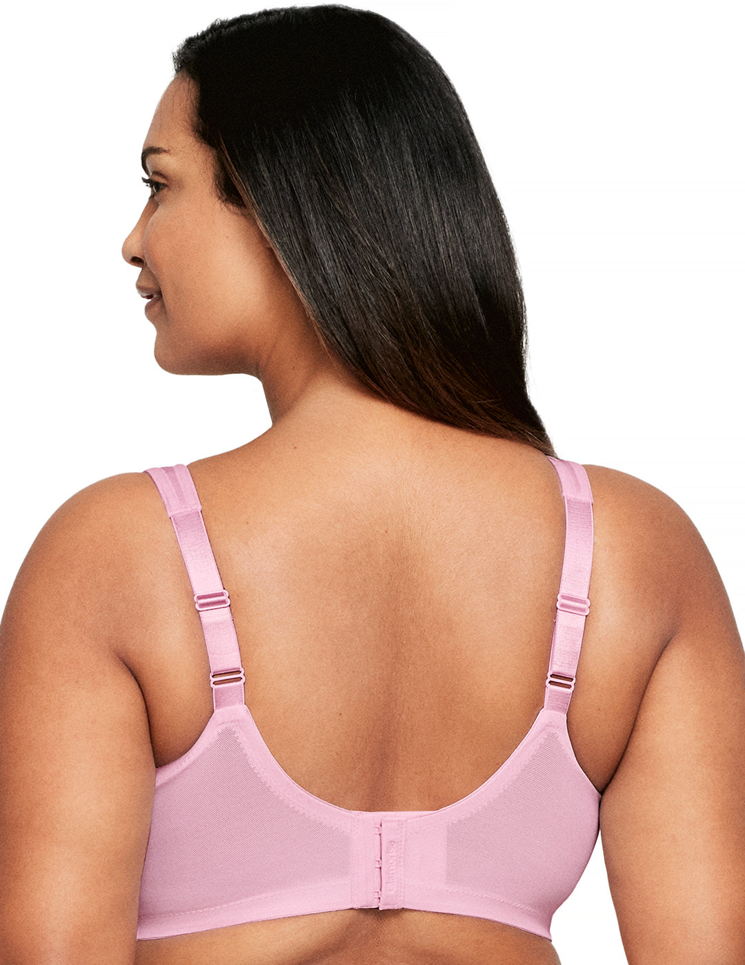 In Stock Glamorise Bra 1064 - Don't Sweat It Wire-Free Support Bra - Pink