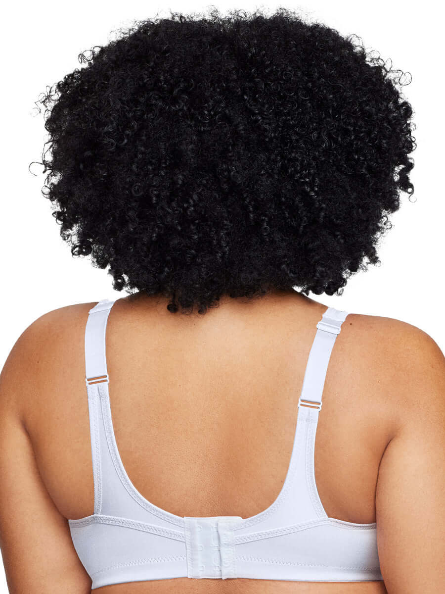 Glamorise Bra 1066 - No-Bounce Camisole Sports Bra - White Bras Sports Bras Dale and Waters