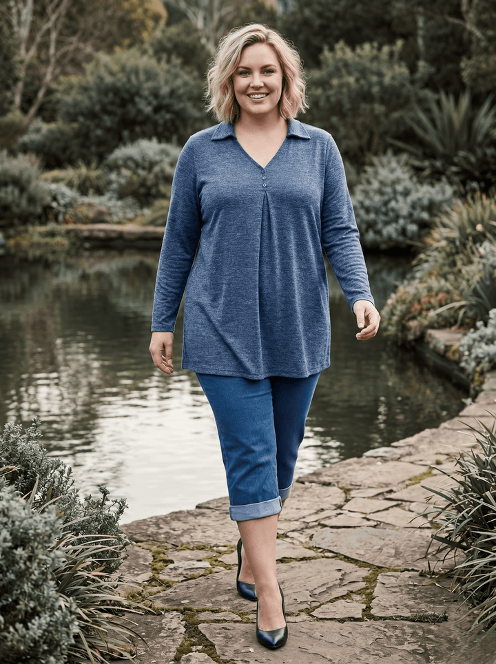 Everett Top - Navy