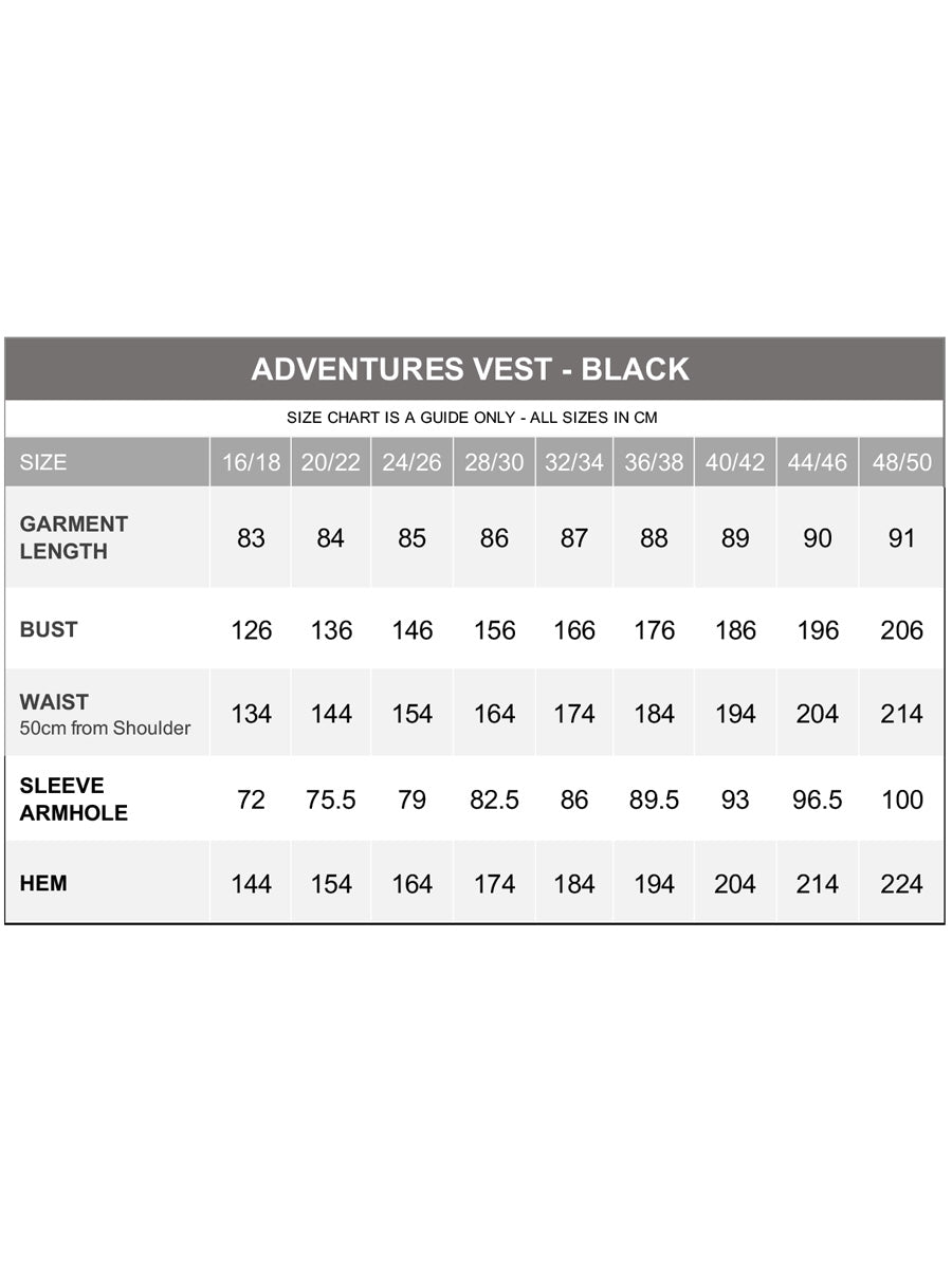 Adventures Vest - Black