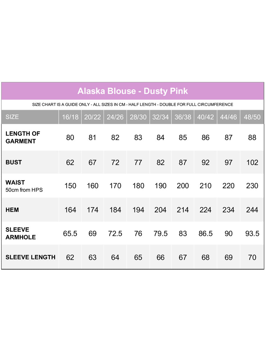 Alaska Blouse - Dusty Pink