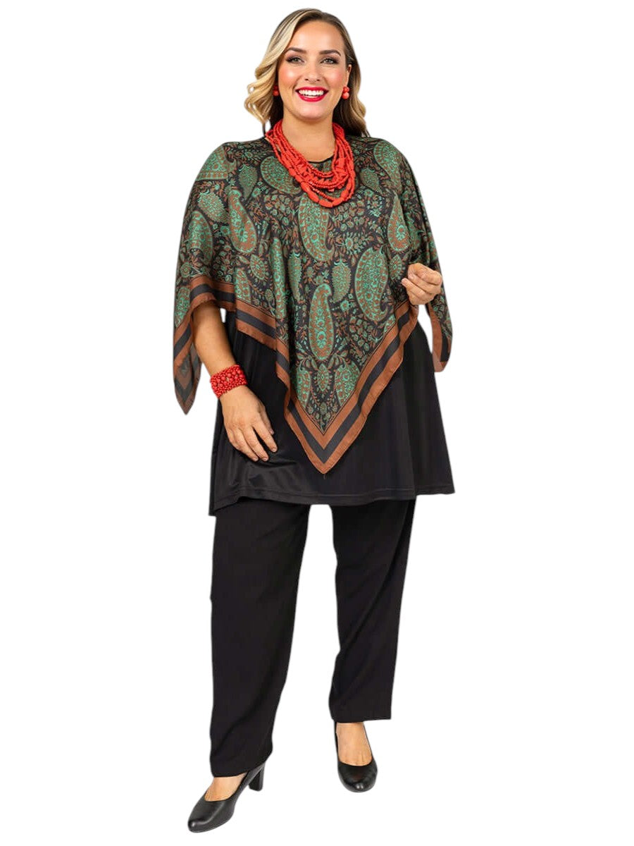 Amber Forest Shawl - Citrus Print Accessories Scarves & Shawls Dale and Waters