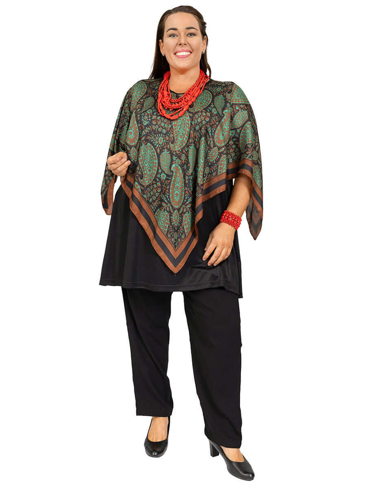 Amber Forest Shawl - Citrus Print Accessories Scarves & Shawls Dale and Waters