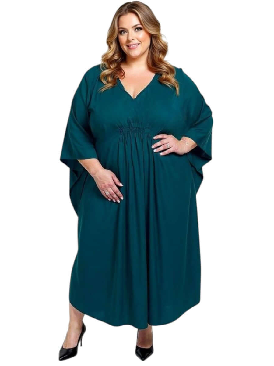 Andi Kaftan Dress - Teal