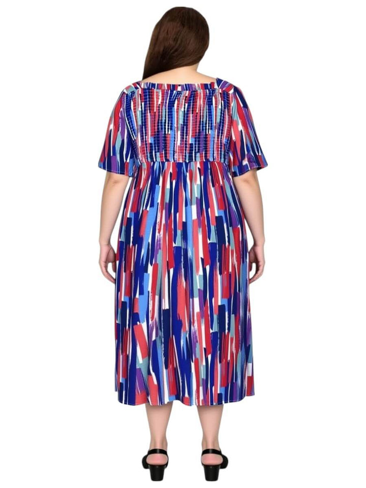 August Dress - White Print