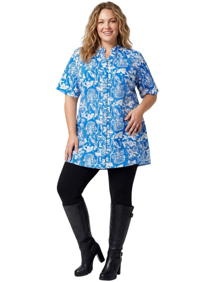 Austen Tunic - Blue Print*