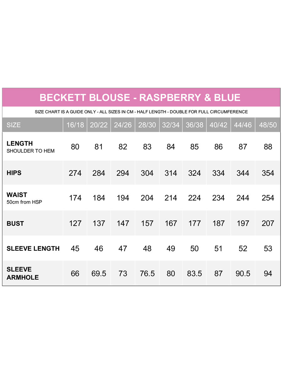 Beckett Blouse - Jazzberry Jam