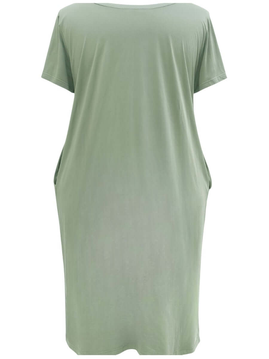 Marlow Nightie - Sage Green, plus size women's nightie size 16-50, designed for comfort and movement, by Dale and Waters.