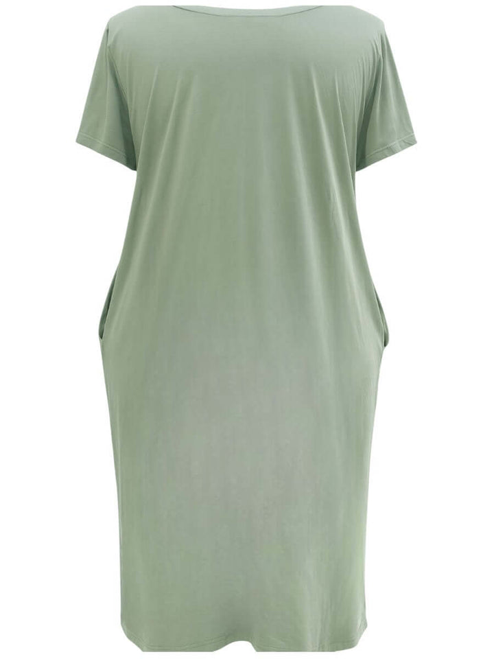 Marlow Nightie - Sage Green, plus size women's nightie size 16-50, designed for comfort and movement, by Dale and Waters.