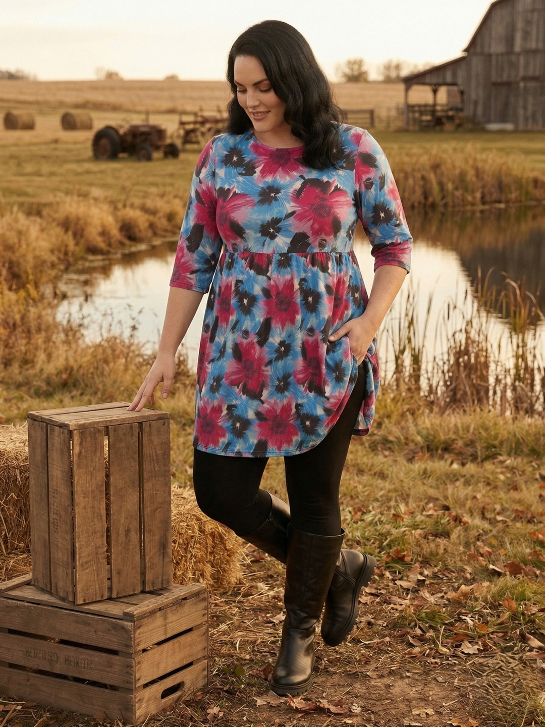 Cherrystone Tunic - Print