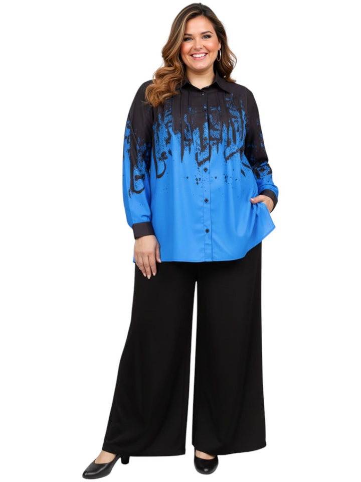 Cyrus Blouse - Blue Print*