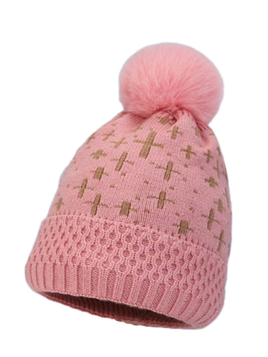 Fashion Beanie - Pink Print