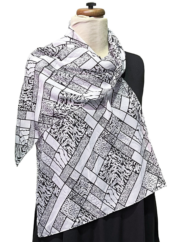 Fleur Silky Scarf - Print* - Dale and Waters