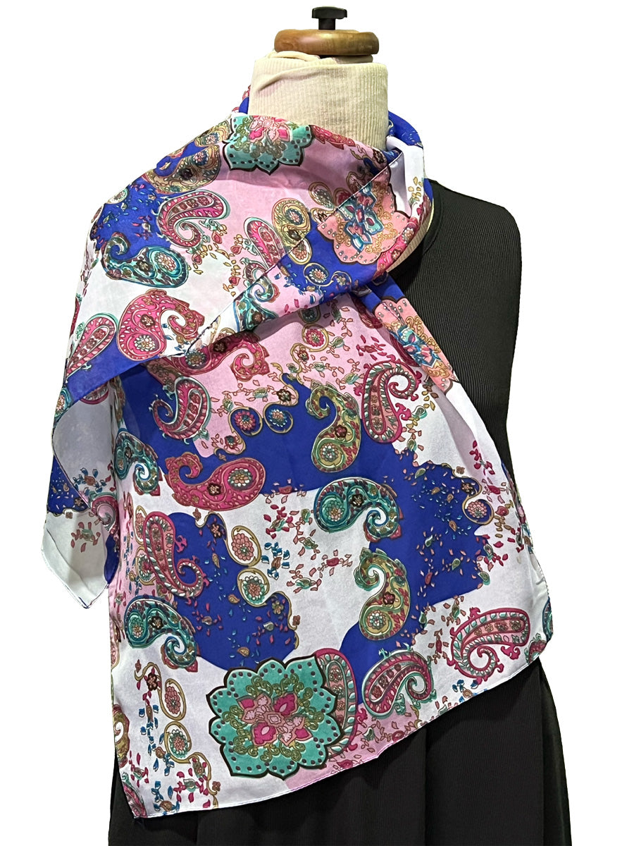 Gardenia Silky Scarf - Print* - Dale and Waters