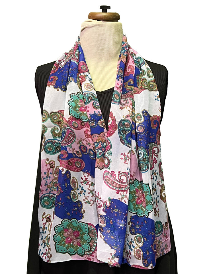 Gardenia Silky Scarf - Print* - Dale and Waters