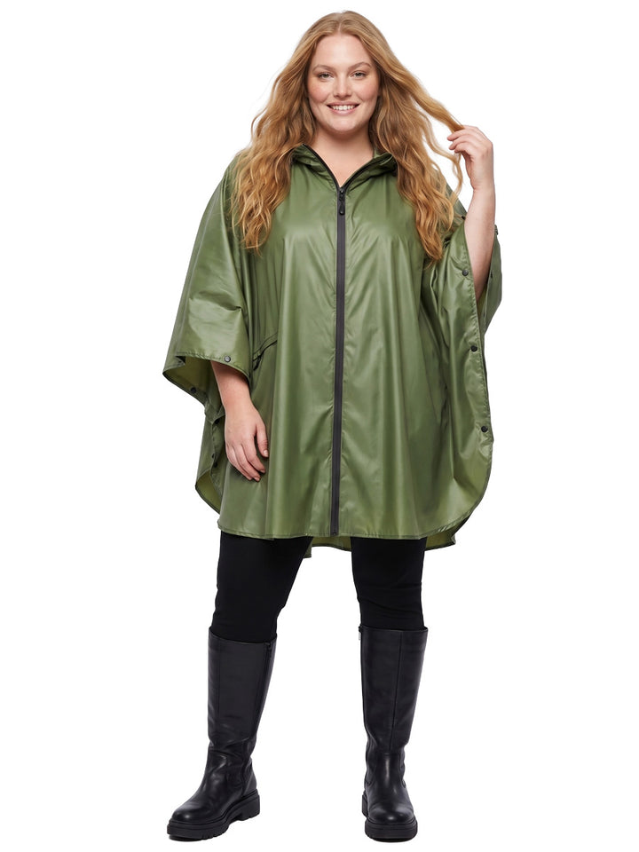 Legacy Shields Raincoat Poncho - Army Green