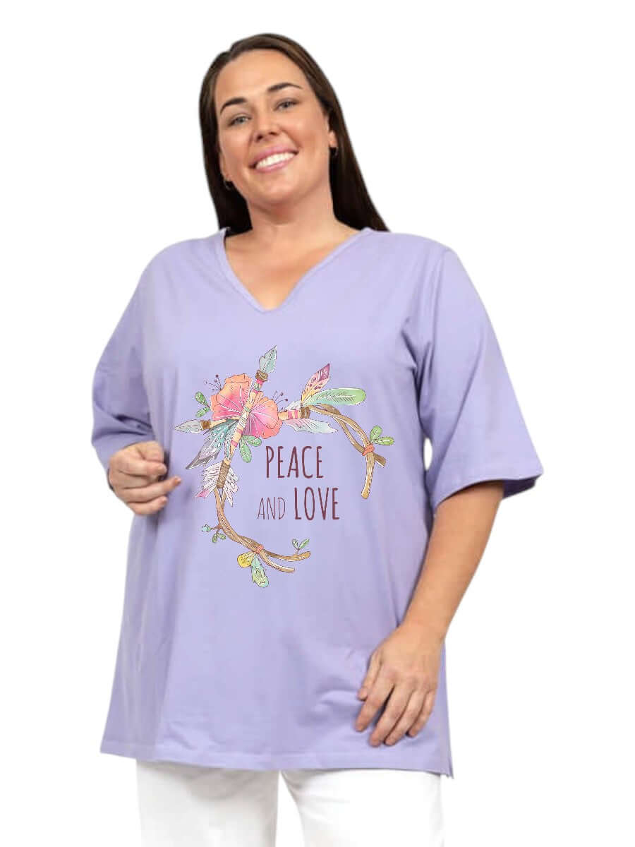 Customised  V-neck Tees - Cotton Spandex