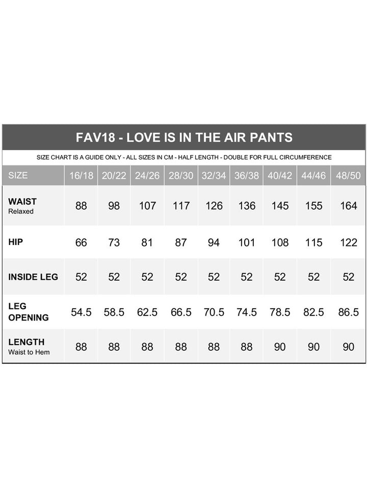 Love Is In The Air Pants - Black