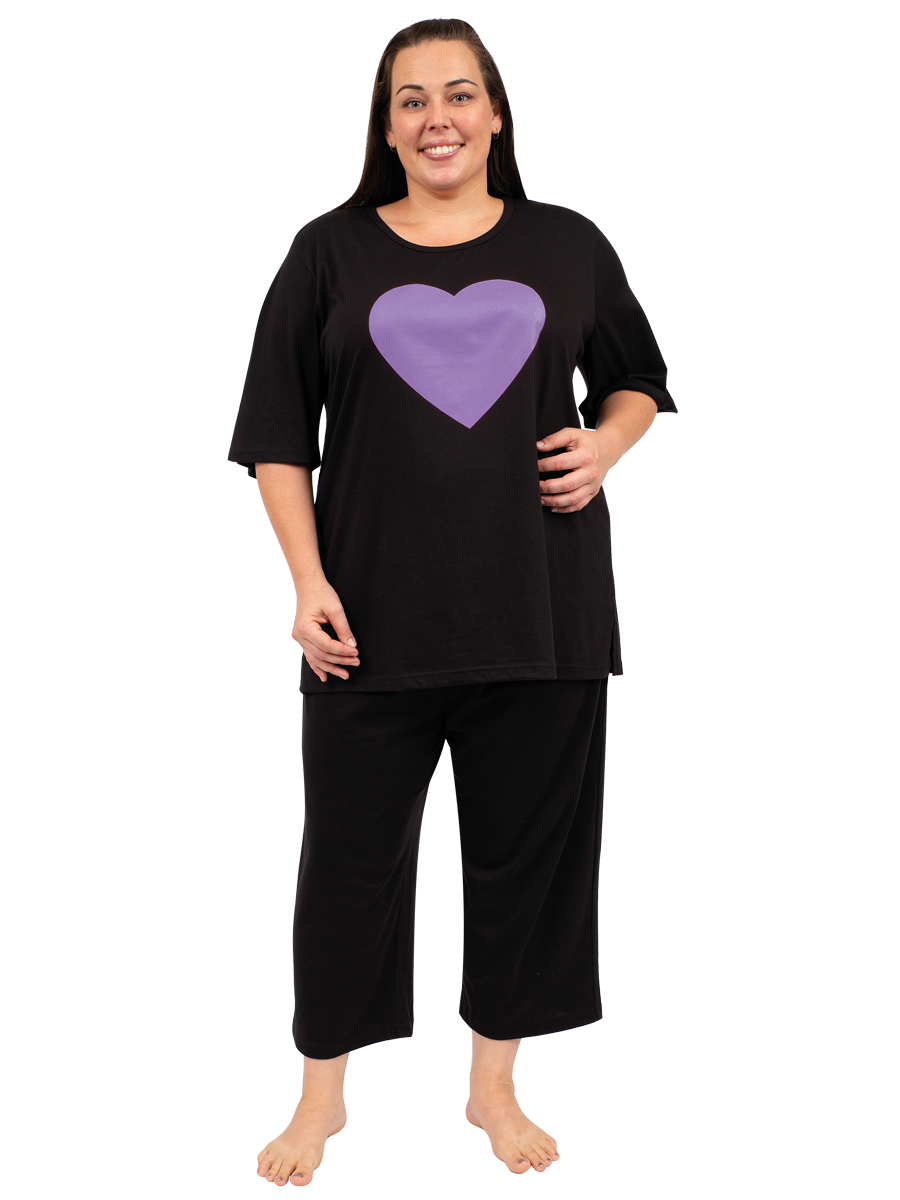 Love Is In The Air Top - Purple Heart