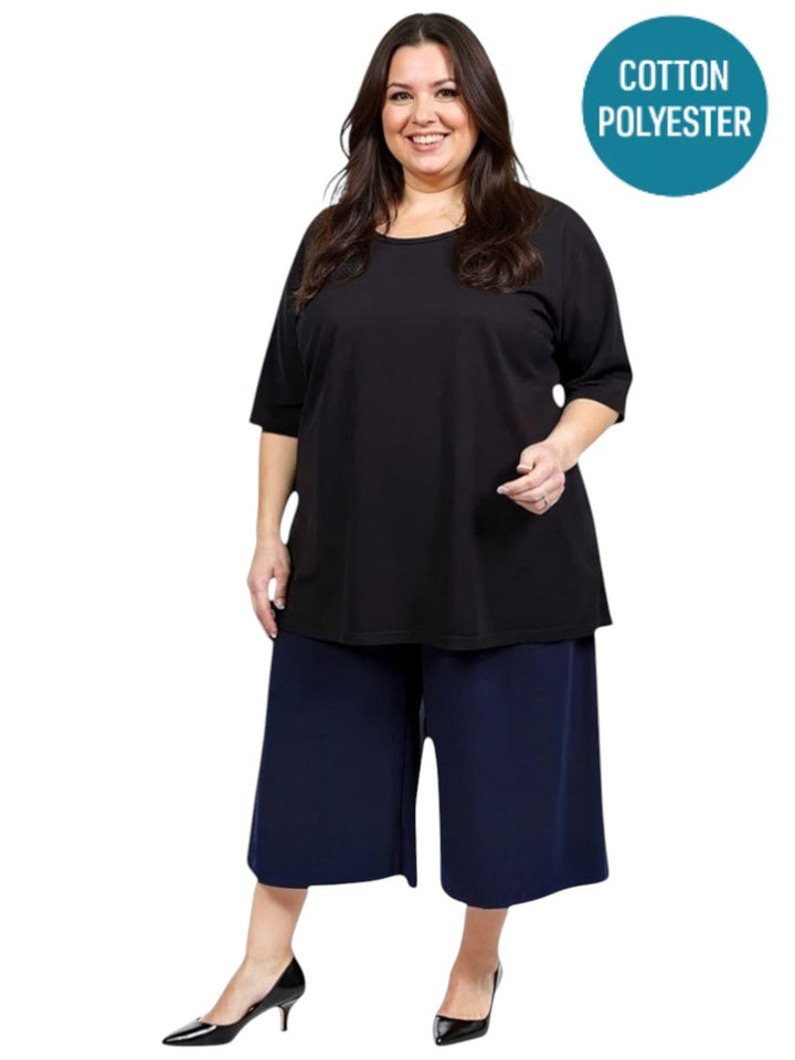 Everyday Tee - Black - Cotton Polyester