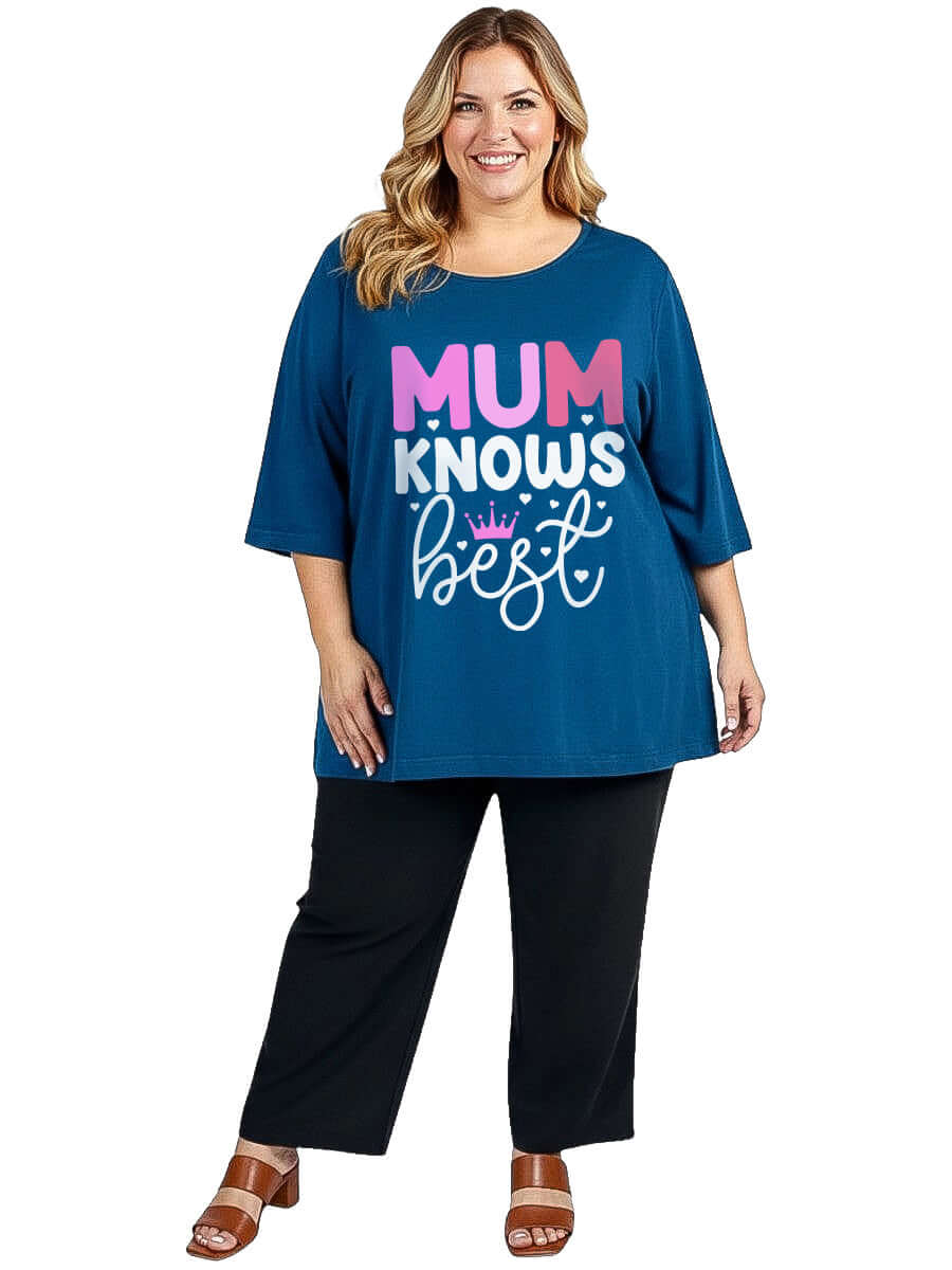 Mum Knows Best - Custom Tee - Multi