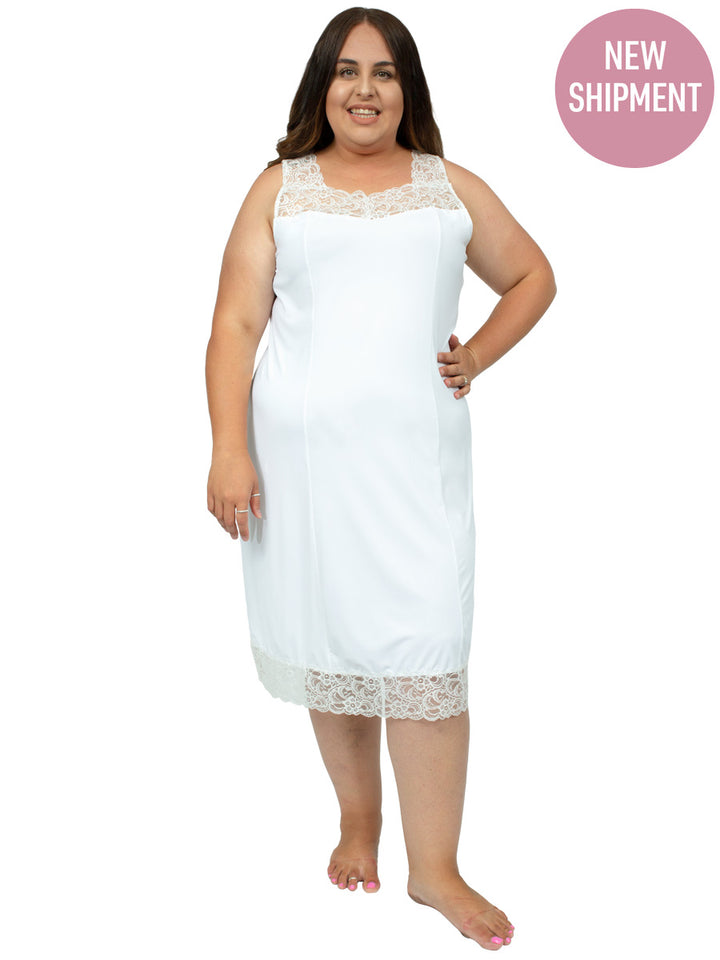 Full Slip - White (Lounge/Sleepwear)