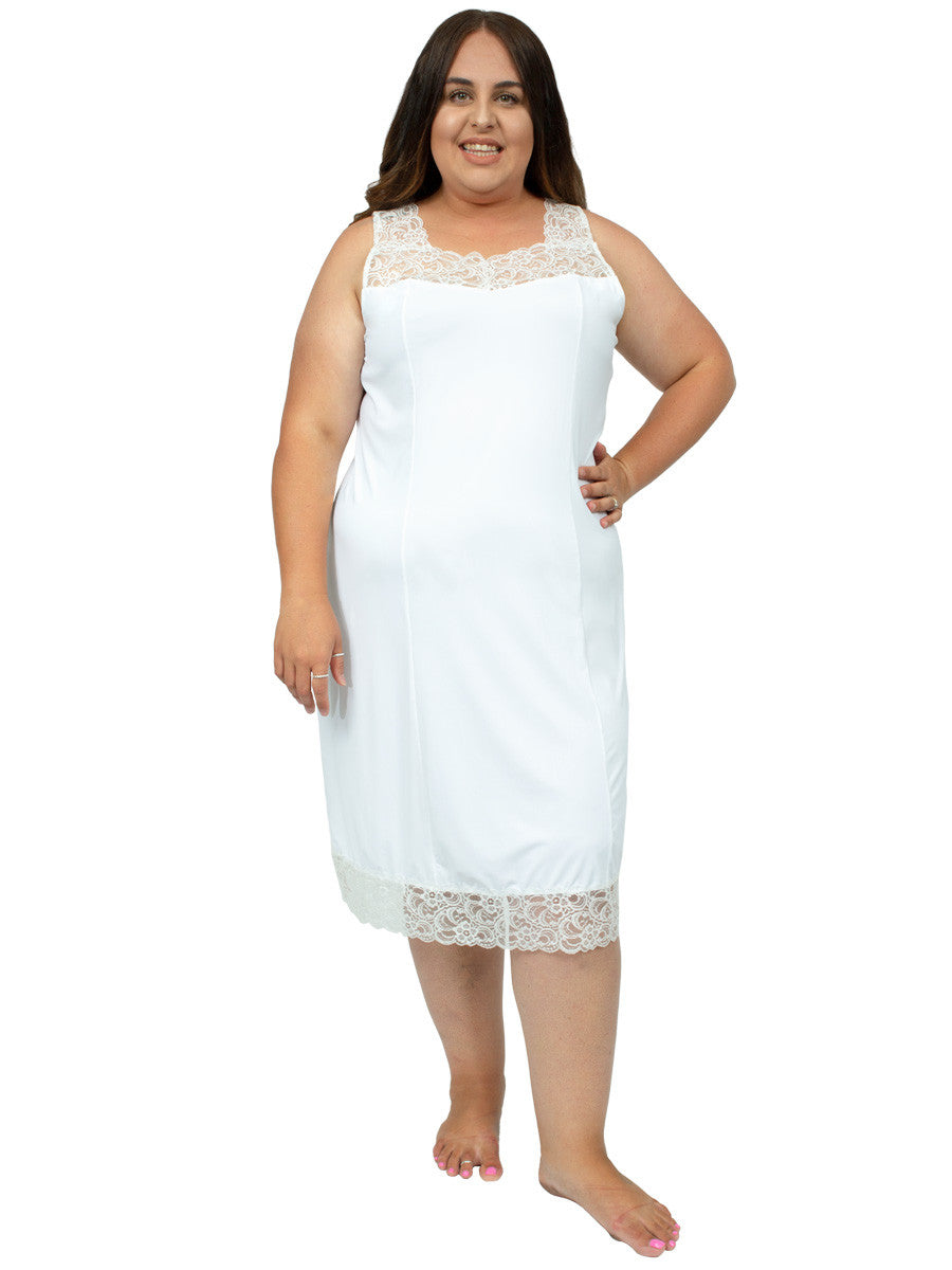 Plus Size Slip White Lounge Sleepwear) Dale and Waters