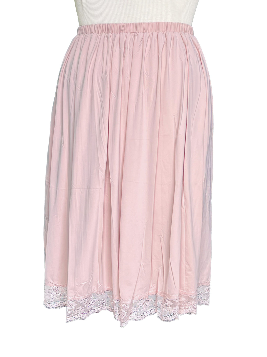 Tricot Knee Length Slip - Blush