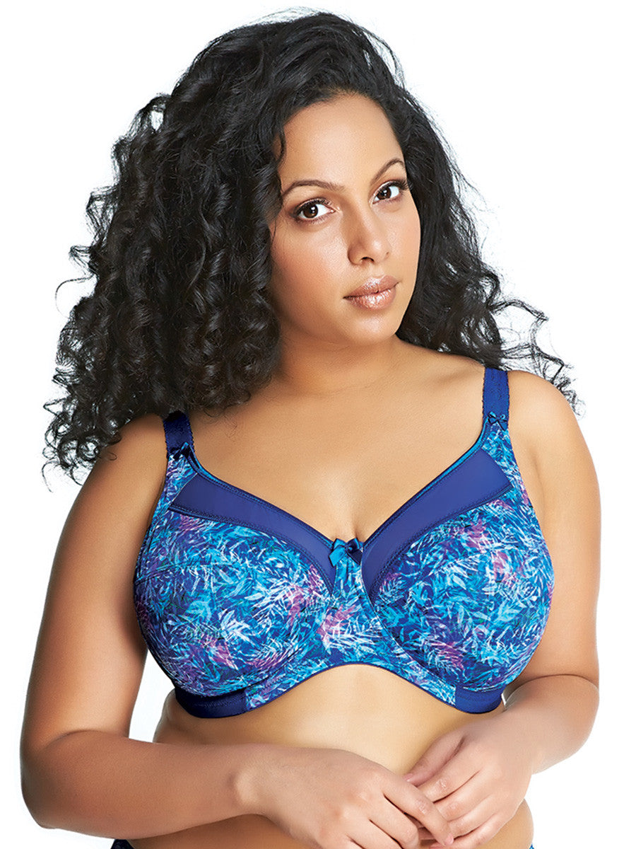 Goddess Bra 6162 - Kayla Uw Banded Bra - Blue - Dale and Waters