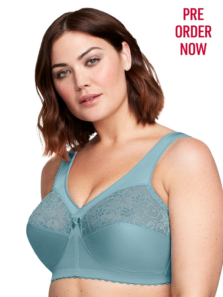 Glamorise Bra 1000 - Feel The Magic Wire-Free Support - Glacier