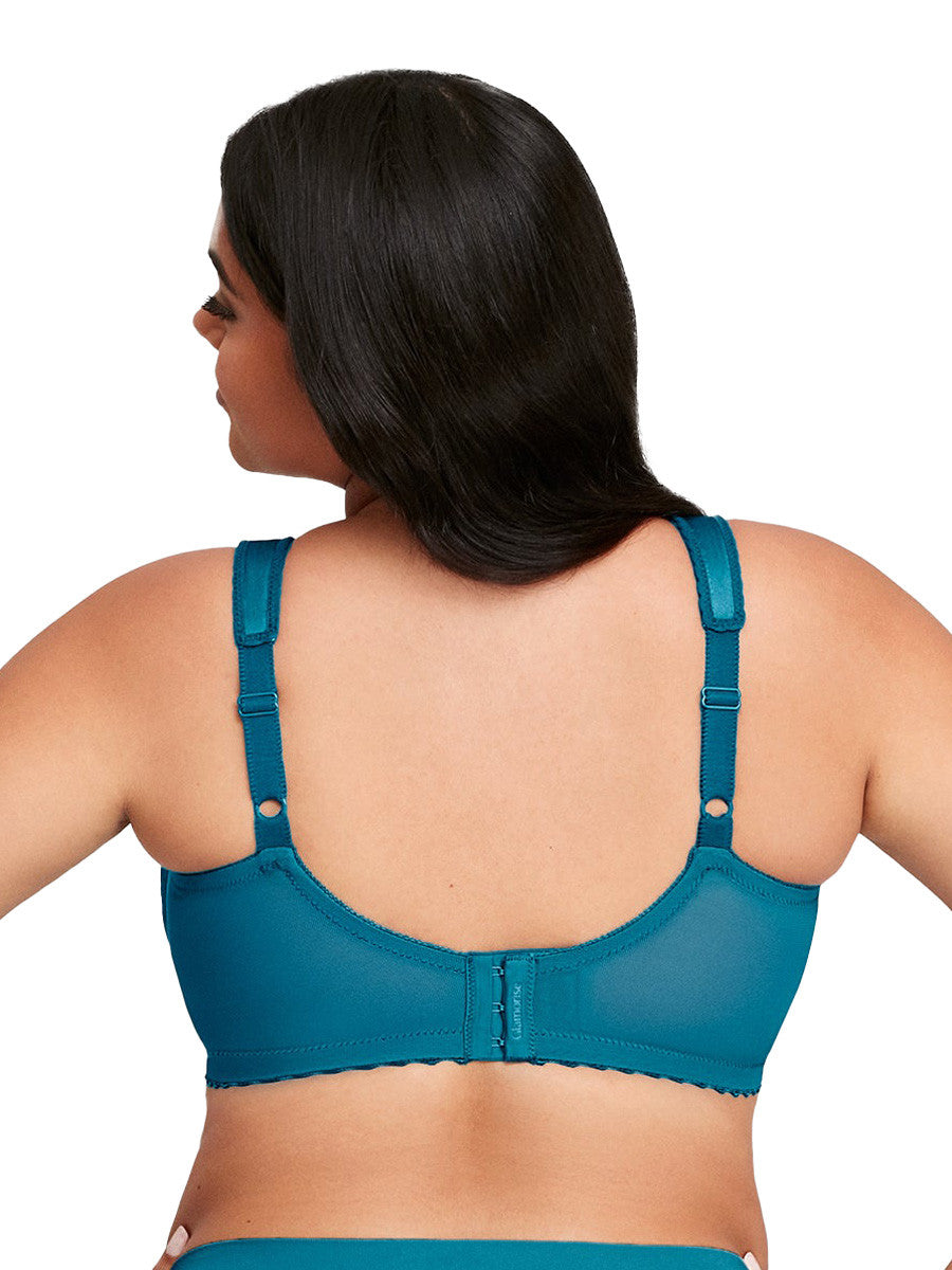 Glamorise Bra 1000 - Feel The Magic Wire-Free Support - Teal - Dale and Waters