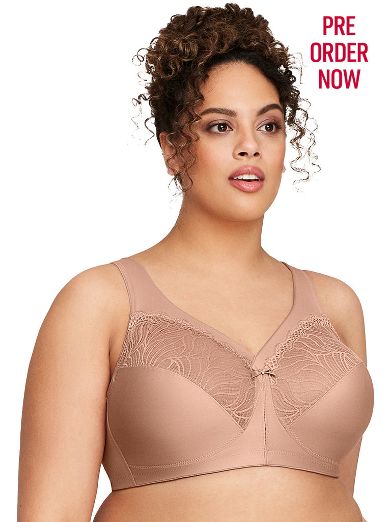 Glamorise Natural Shape Front-Close Support Bra Cappuccino 1210