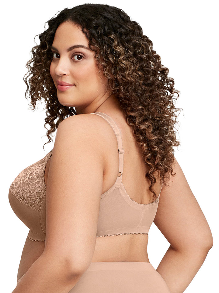 Glamorise Bra 1200 - The Front Close Wire-Free Support - Beige