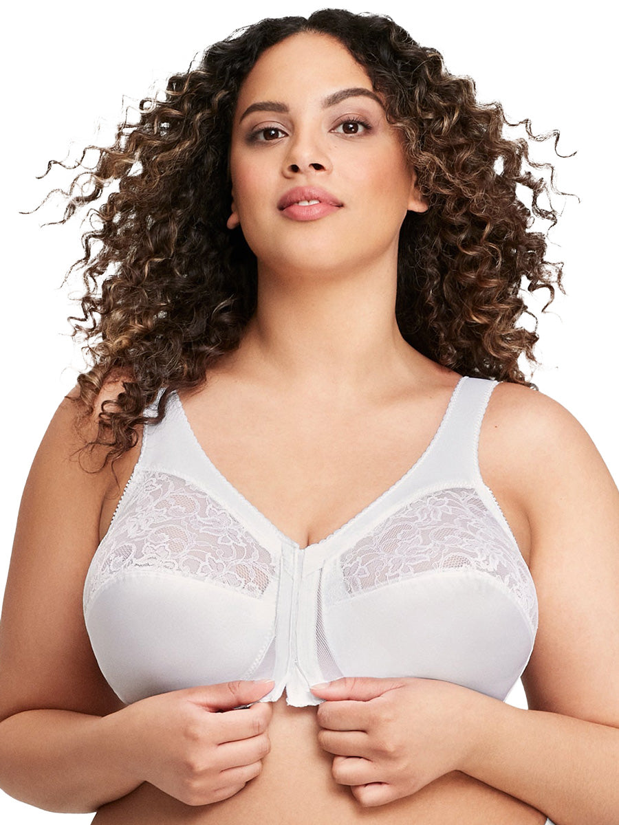 In Stock 1200 - The Front Close Wire-Free Support - White - Dale and Waters